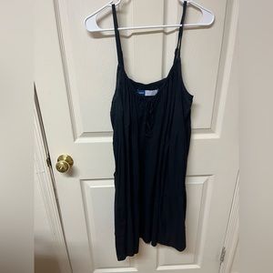Old navy tiered tank top dress. With pockets, size L
